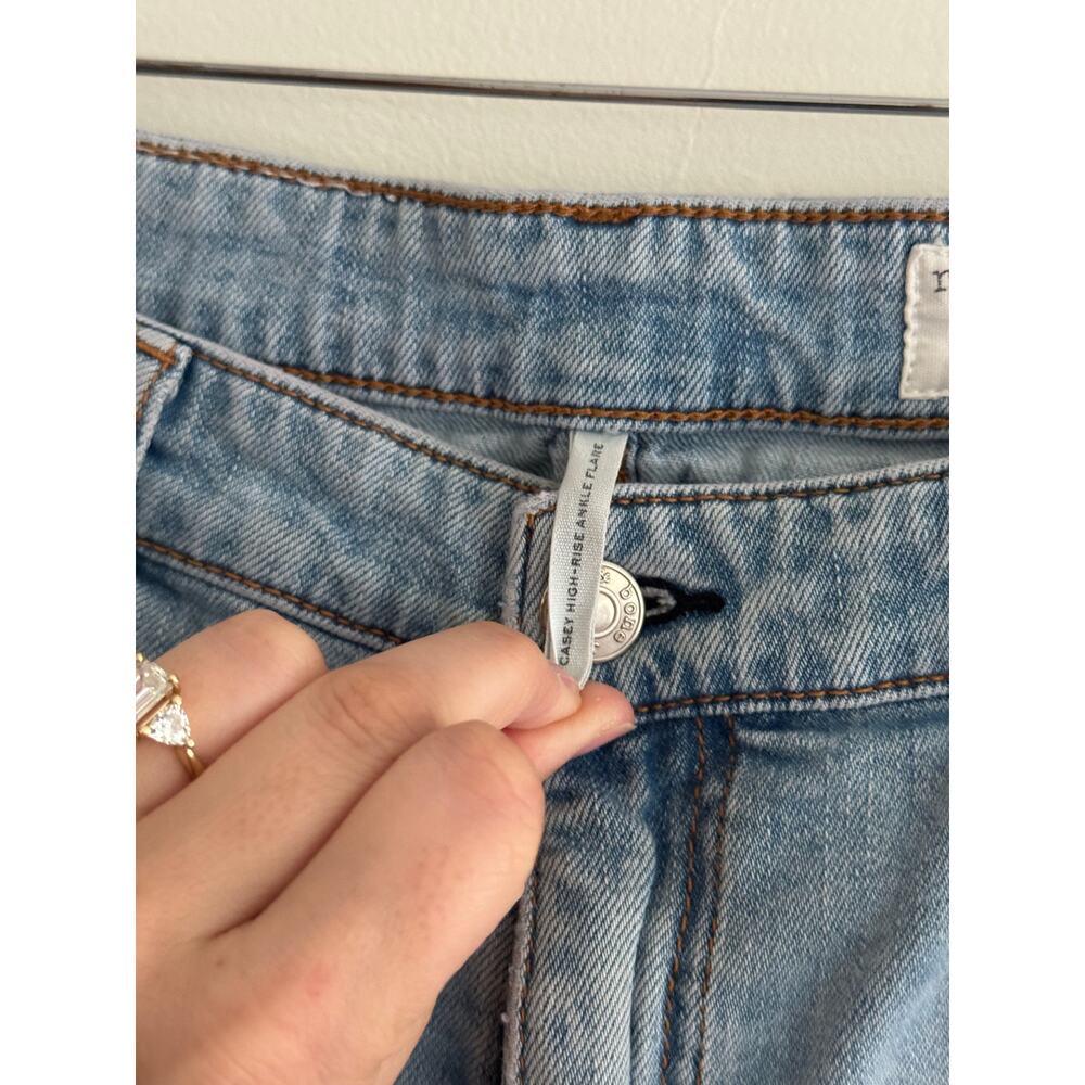 RAG & BONE Casey High Rise Ankle Flare Jeans in Lucy Size 30 - Picture 7 of 10